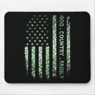 Patriotic American Us Flaggenstaat Mousepad