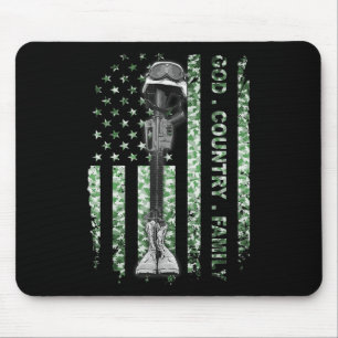 Patriotic American Us Flaggenstaat Mousepad