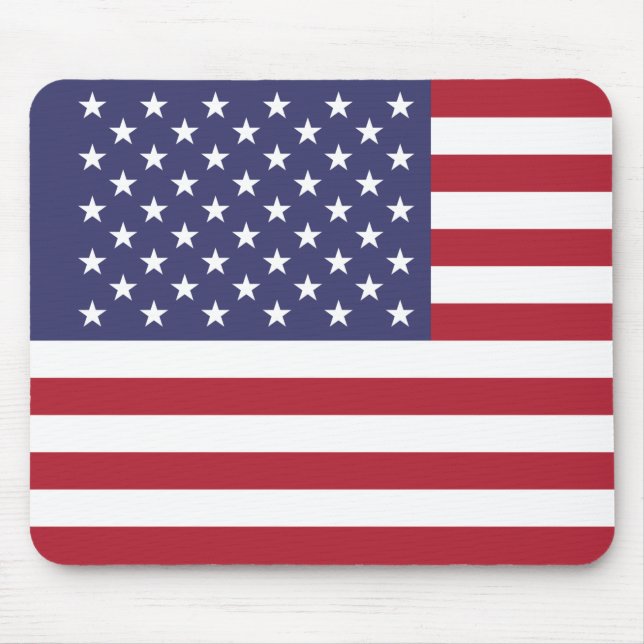 Patriotic American USA Flag Mouse Pad Mousepad (Vorne)