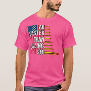 Patriotic Ammo Gun Eigentümer der US-Flagge Flag F T-Shirt
