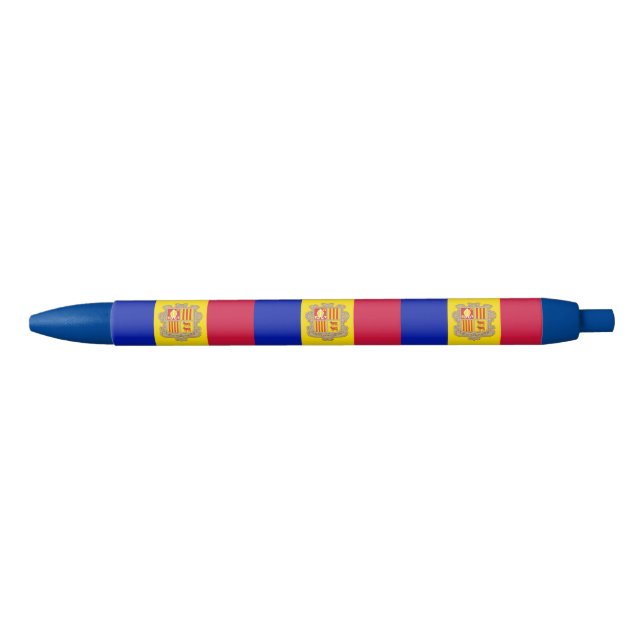 Patriotic Andorra Flag Kugelschreiber (Vorderseite)