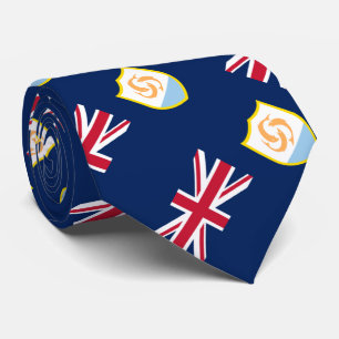 Patriotic Anguilla Flag Krawatte