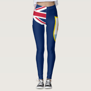 Patriotic Anguilla Flag Leggings