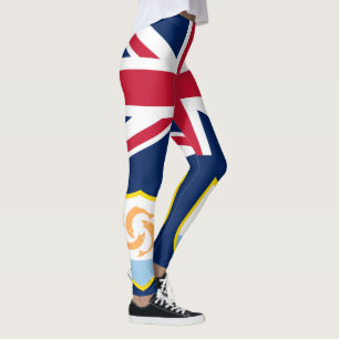 Patriotic Anguilla Flag Leggings