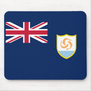 Patriotic Anguilla Flag Mousepad