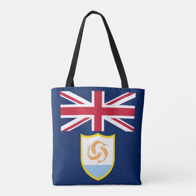 Patriotic Anguilla Flag Tote Bag (Rückseite)