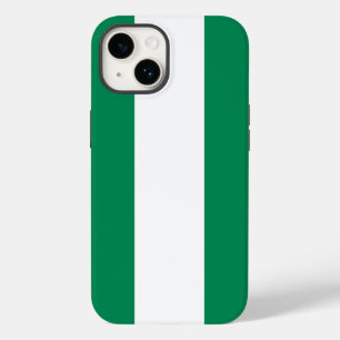 Patriotic Apple 14 Case-Mate, Flagge Nigerias Case-Mate iPhone 14 Hülle
