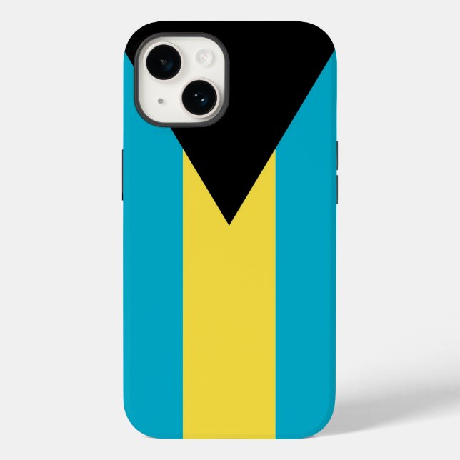 Patriotic Apple Case-Mate, Bahamas-Flag Case-Mate iPhone Hülle (Rückseite)