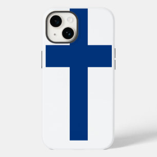 Patriotic Apple Case Mate, Finnland Flag Case Mate iPhone 14 Hülle