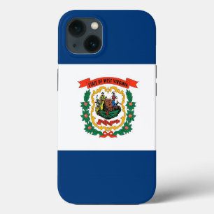 Patriotic Apple Case Mate, Flagge West Virginia iPhone 13 Hülle