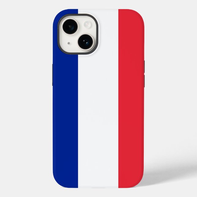 Patriotic Apple Case-Mate, Frankreich Case-Mate iP iPhone Hülle (Rückseite)