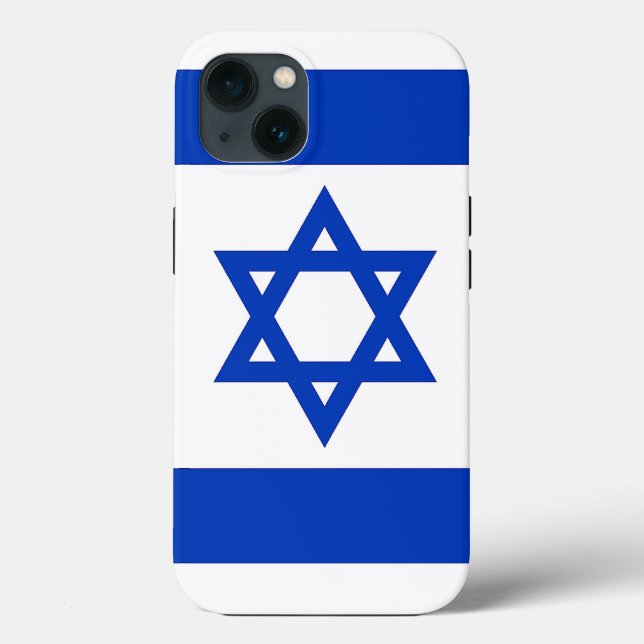 Patriotic Apple Case Mate, israelische Flagge (Rückseite)