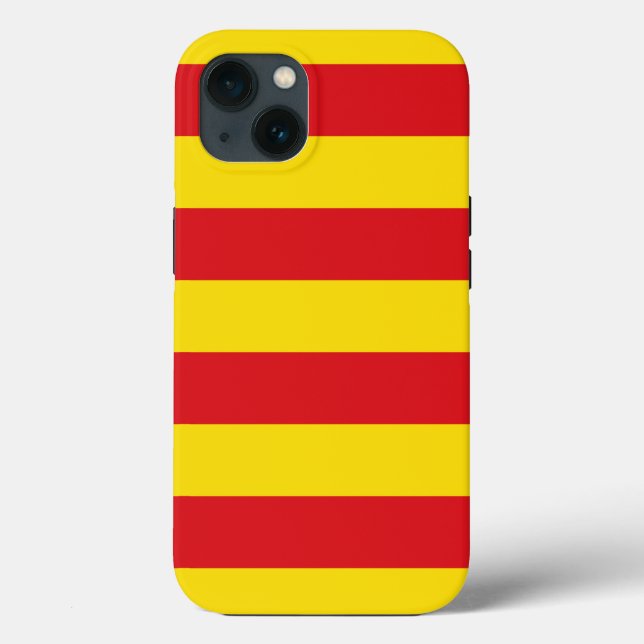 Patriotic Apple Case Mate, Katalonien-Flagge (Rückseite)