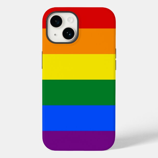 Patriotic Apple Case Mate, LGBT Rainbow Flags Case (Rückseite)