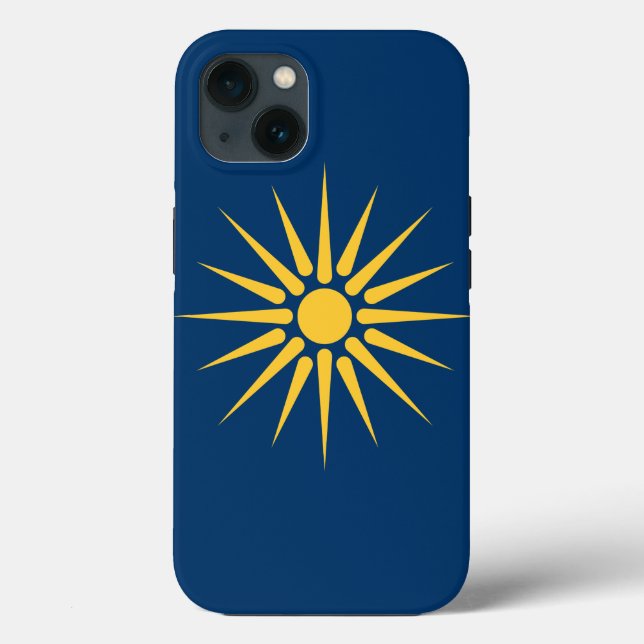 Patriotic Apple Case-Mate, Macedonia flag Case-Mate iPhone Hülle (Rückseite)
