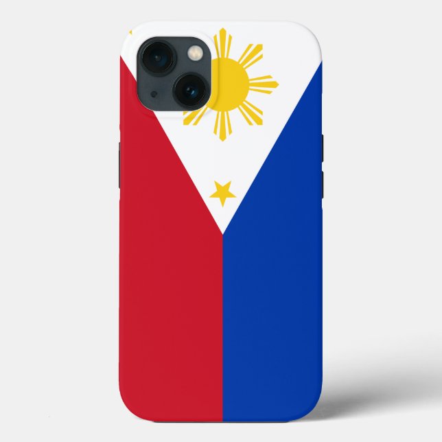Patriotic Apple Case Mate, philippinische Flagge (Rückseite)