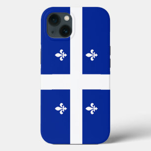 Patriotic Apple Case-Mate, Quebec-Flag iPhone 13 Hülle
