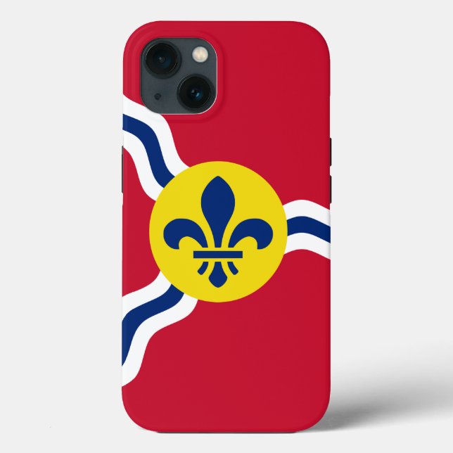 Patriotic Apple Case-Mate, St. Louis Flag Case-Mate iPhone Hülle (Rückseite)