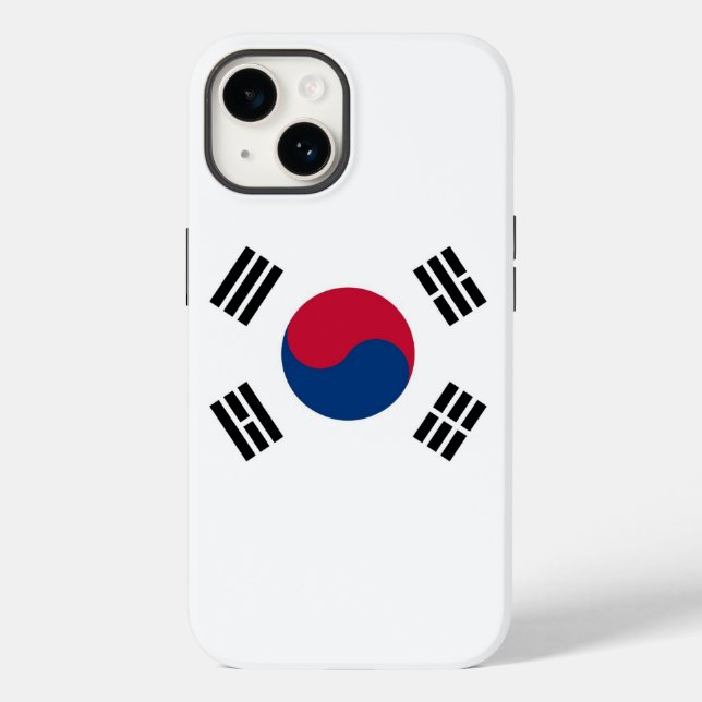 Patriotic Apple Case-Mate, Südkorea flagge Case-M Case-Mate iPhone Hülle (Rückseite)