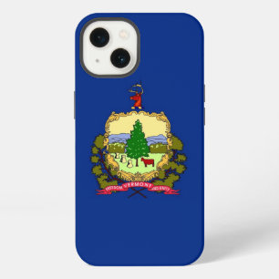 Patriotic Apple Case Mate, Vermont-Flag iPhone 13 Hülle