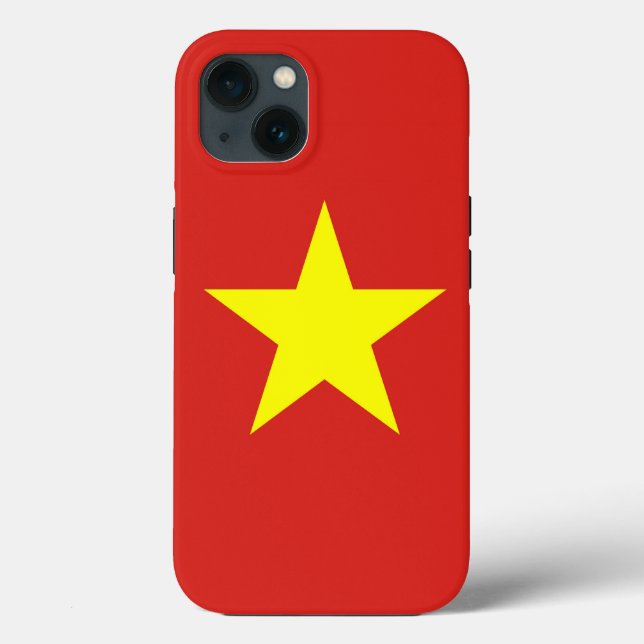 Patriotic Apple Case-Mate, Vietnam-Flagge Case-Mate iPhone Hülle (Rückseite)