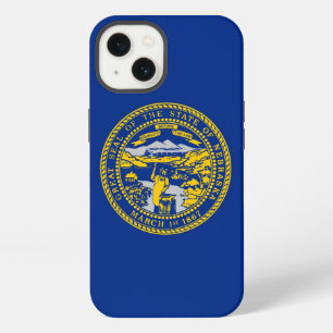 Patriotic Apple iPhone 13 Case-Mate, Nebraska Flag Hülle