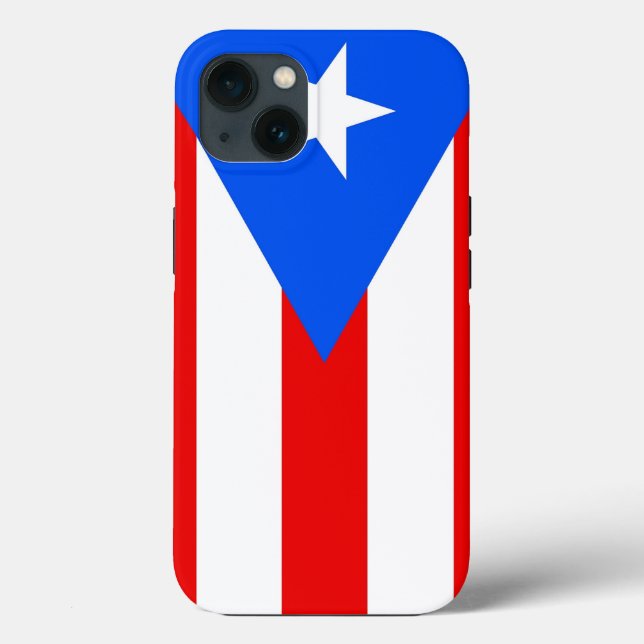 Patriotic Apple iPhone 13 Case-Mate, Puerto Rico Case-Mate iPhone Hülle (Rückseite)