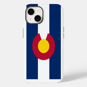 Patriotic Apple iPhone 14 Case-Mate, Colorado Flag Hülle