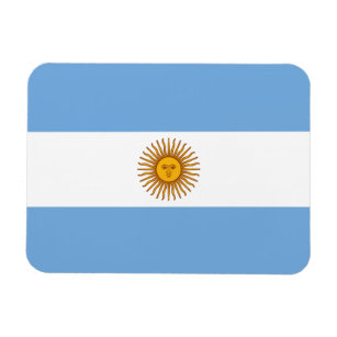 Patriotic Argentinian Flag Magnet