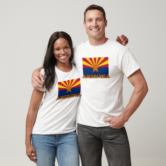 Patriotic Arizona T-Shirt, Mode USA, Arizona Flag T-Shirt (Unisex)