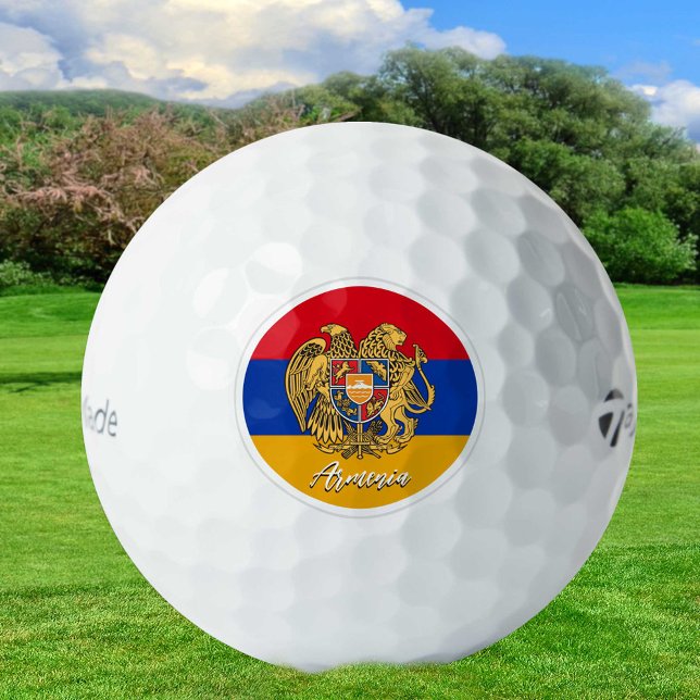 Patriotic Armenian Flag Golf Balls, Armenien Golfball (Von Creator hochgeladen)