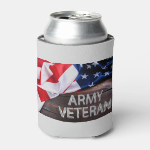 Patriotic "Army Veteran" Dosenkühler