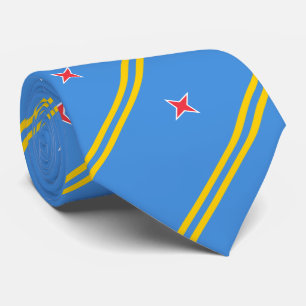 Patriotic Aruba Flag Krawatte