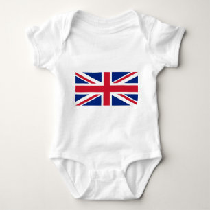 Patriotic Baby Bodysuit mit Flagge Vereinigtes Kön Strampler