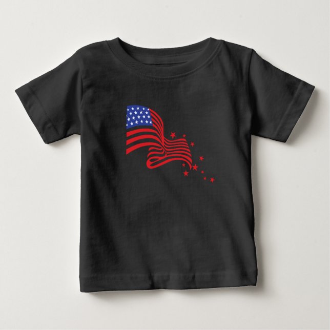 Patriotic Baby T - Shirt (Vorderseite)