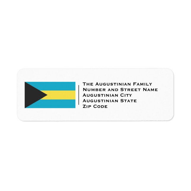 Patriotic BAHAMAS Flag (Vorne)