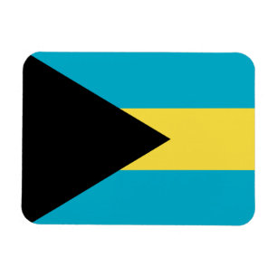Patriotic Bahamian Flag Magnet