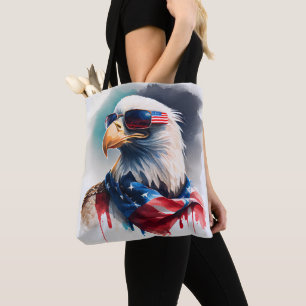 Patriotic Bald Eagle