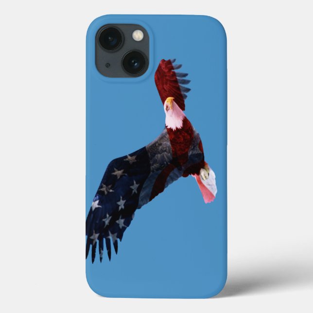 Patriotic Bald Eagle Flag iPad Air Hüllen (Rückseite)