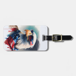 Patriotic Bald Eagle Gepäckanhänger