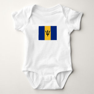 Patriotic Barbados Flag Baby Strampler