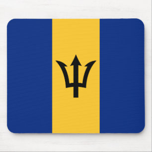Patriotic Barbados Flag Mousepad