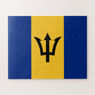 Patriotic Barbados Flag Puzzle