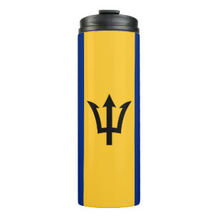 Patriotic Barbados Flag Thermosbecher