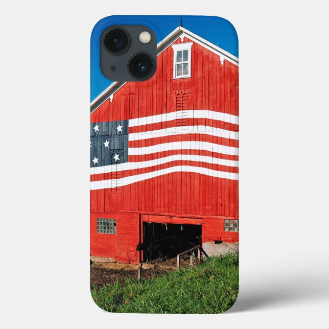 Patriotic Barn Case-Mate iPhone Hülle (Rückseite)