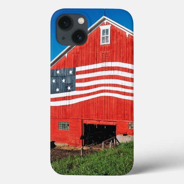 Patriotic Barn Case-Mate iPhone Hülle (Rückseite)