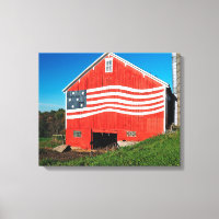 Patriotic Barn