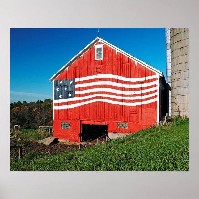 Patriotic Barn Poster (Vorne)