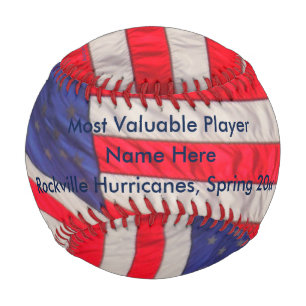 Patriotic Baseball American Flags, MVP Award