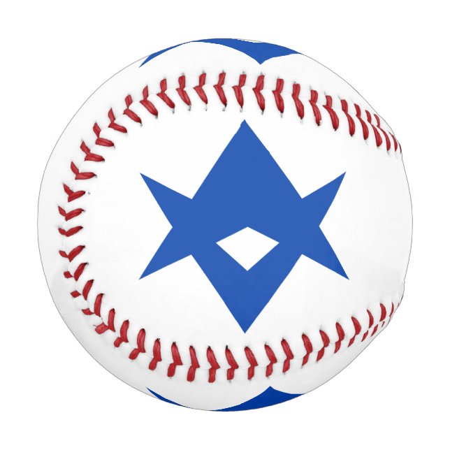 Patriotic baseball with flag of Toyota City, Japan (Vorderseite Links)